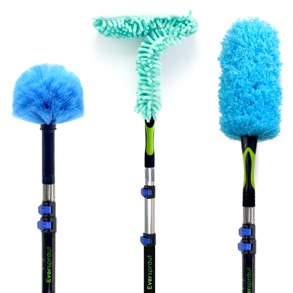 EVERSPROUT 6.5-to-18 Foot Duster 3-Pack with Extension-Pole