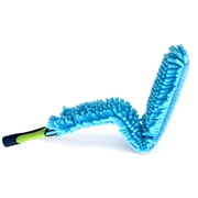 EVERSPROUT Flexible Microfiber Ceiling & Fan Duster Pole Sold Separately | Extra-Long 25 Duster | Removable & Washable Sleeve | Bends to Clean Any Fan Blade | Twists onto Standard Threaded Poles