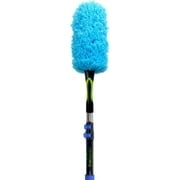 EVERSPROUT Flexible Microfiber Feather Duster and Extension Pole Combo | Lightweight, High-Grade Aluminum, 3-Stage Telescopic Pole | 25" Microfiber + 3 Pole