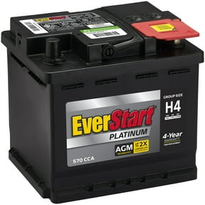 EverStart Platinum AGM Battery Group Size H4 570 CCA 12 Volt