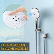 EVERSTEIN Handheld Shower Head High Pressure 3-Mode Shower Head Only, Universal Water Saving Large Shower Head Replacement for Bathroom Shower, Chrome