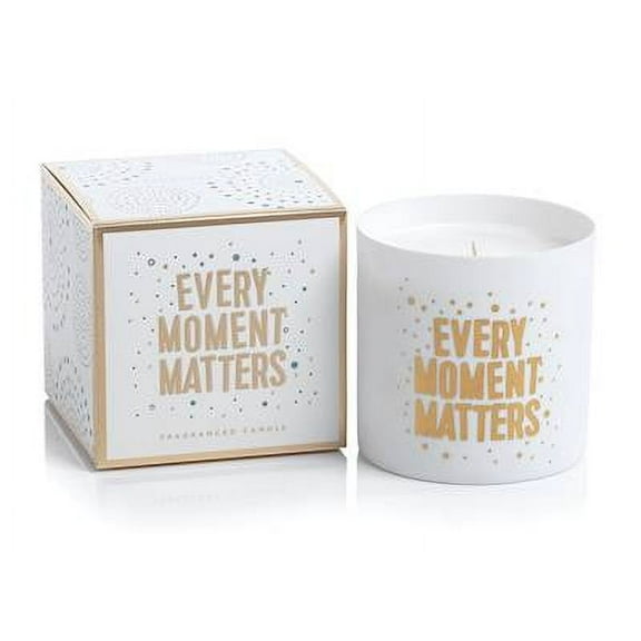 EVERY MOMENT MATTERS Black Fig Vetiver Zodax Porcelain Scented Jar Candle