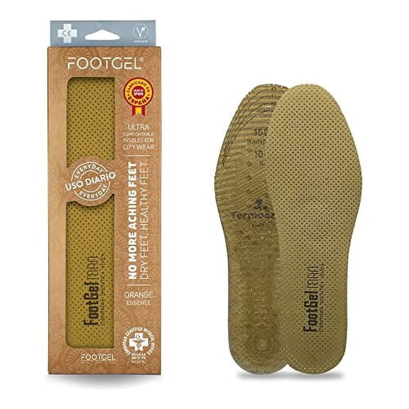 EVERYDAY INSOLES FOR MEN BY FOOTGEL ® EXCLUSIVE ORANGE ESSENCE