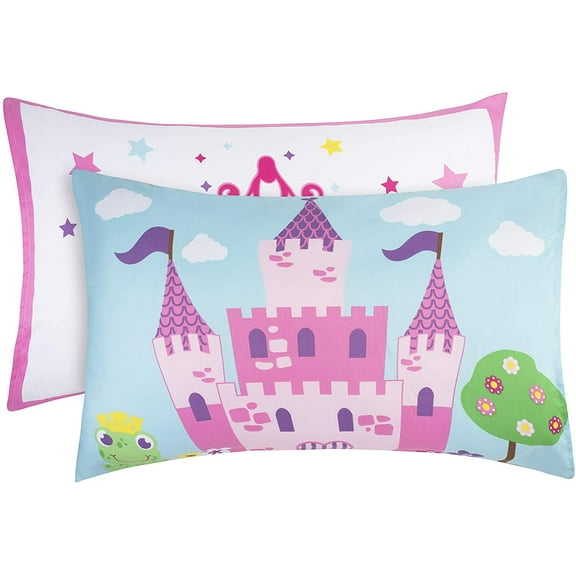 EVERYDAY KIDS Princess 2 Pack Pillowcase Set