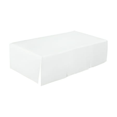 EVERYDAY KIDS White Pleated Crib Skirt