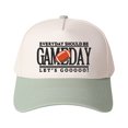 thumbnail image 1 of EVERYDAY SHOULD BE GAMEDAY LET'S GOOOO! Embroidered Patchwork Trucker Cap | Adjustable Unisex Snapback, Hype Essential, 1 of 11