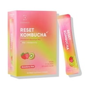 EVERYDAZE RESET KOMBUCHA- Strawberry Kiwi- 10 Packs