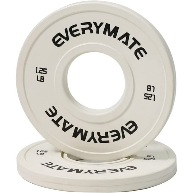 EVERYMATE Change Weight Plates 1.25LB Set Fractional Plate Olympic