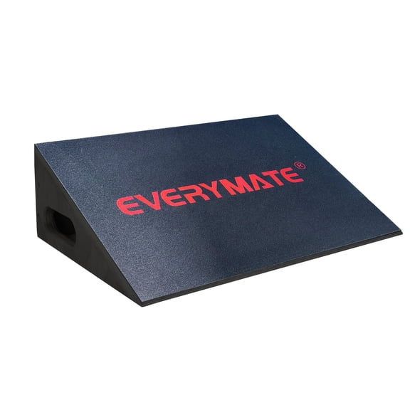 EVERYMATE Heavy-Duty Wooden Slant Boards for Exercise & Calf Stretch – 19.7" Wide Incline Board for Squats, Non-Slip Surface, Fixed 25° Angle for Strength & Flexibility Training, 1200 lbs Capacity