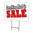 thumbnail image 1 of EVERYTHING MUST GO SALE 18"x24" Yard Sign & Stake outdoor plastic  window | Advertise Your Business | Stake Included Double Sided Image | Made in The USA, 1 of 3
