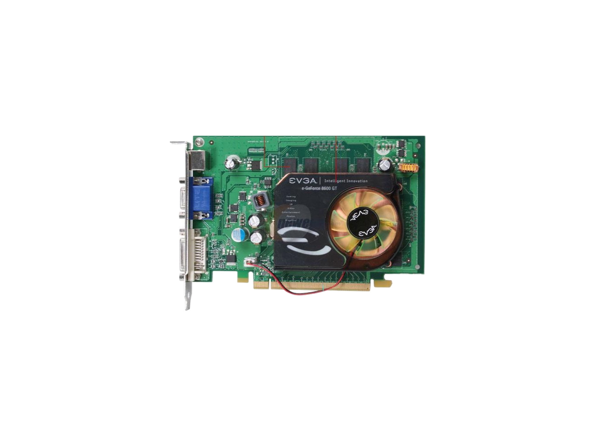 EVGA GeForce 8600 GT 256MB GDDR2 PCI Express x16 SLI Support Video Card 256-P2-N752-TR