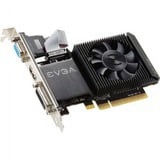 EVGA - GeForce GT 710 1GB Single Slot Low Profile Graphics Card - Black