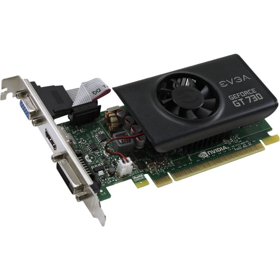 EVGA GeForce GT 730 2GB GDDR5 PCI Express 2.0 Low Profile Video Card 02G-P3-3733-KR