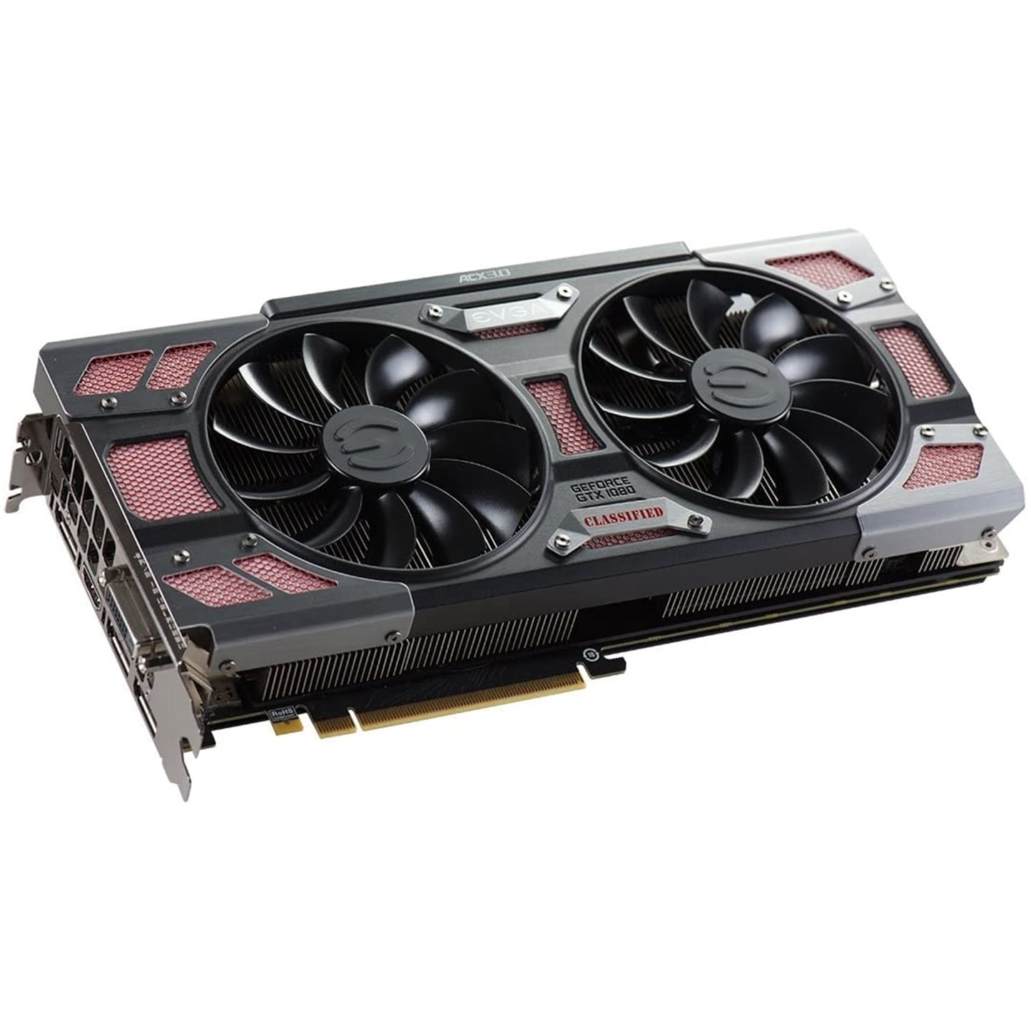 EVGA GeForce GTX 1080 CLASSIFIED GAMING ACX 3.0 8GB GDDR5X RGB LED