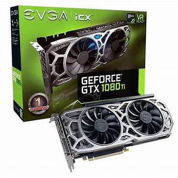 EVGA GeForce GTX 1080 Ti SC2 Gaming Tarjeta Gráfica 11GB GDDR5X, iCX  Tecnología