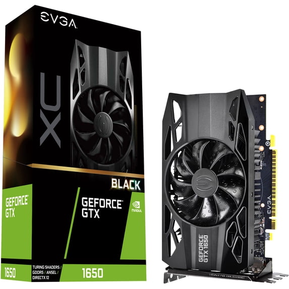 EVGA GeForce GTX 1650 XC Black 04G-P4-1151-KR Graphics Card