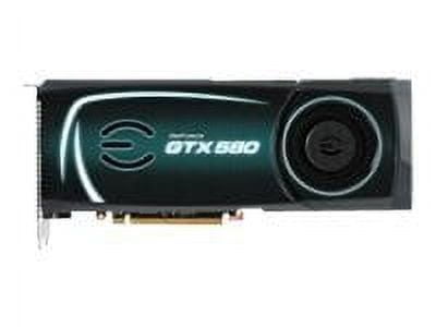 EVGA GeForce GTX 580 - Graphics card - GF GTX 580 - 3 GB GDDR5 - PCIe 2.0 x16 - 2 x DVI, Mini-HDMI