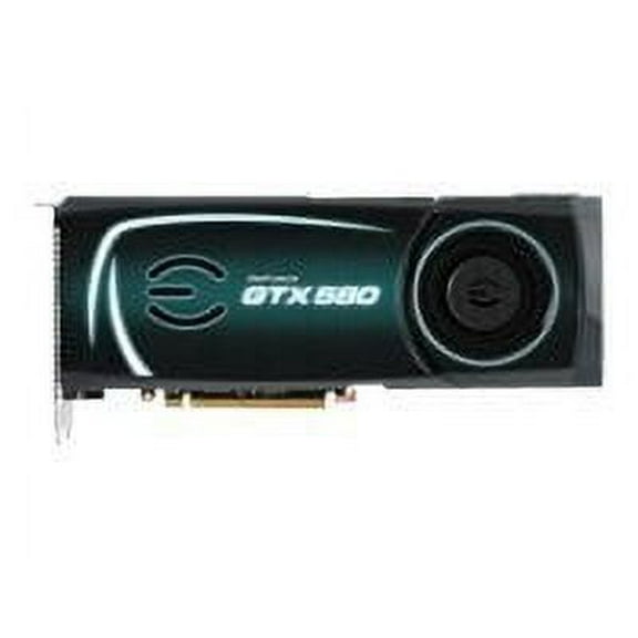 EVGA GeForce GTX 580 - Graphics card - GF GTX 580 - 3 GB GDDR5 - PCIe 2.0 x16 - 2 x DVI, Mini-HDMI