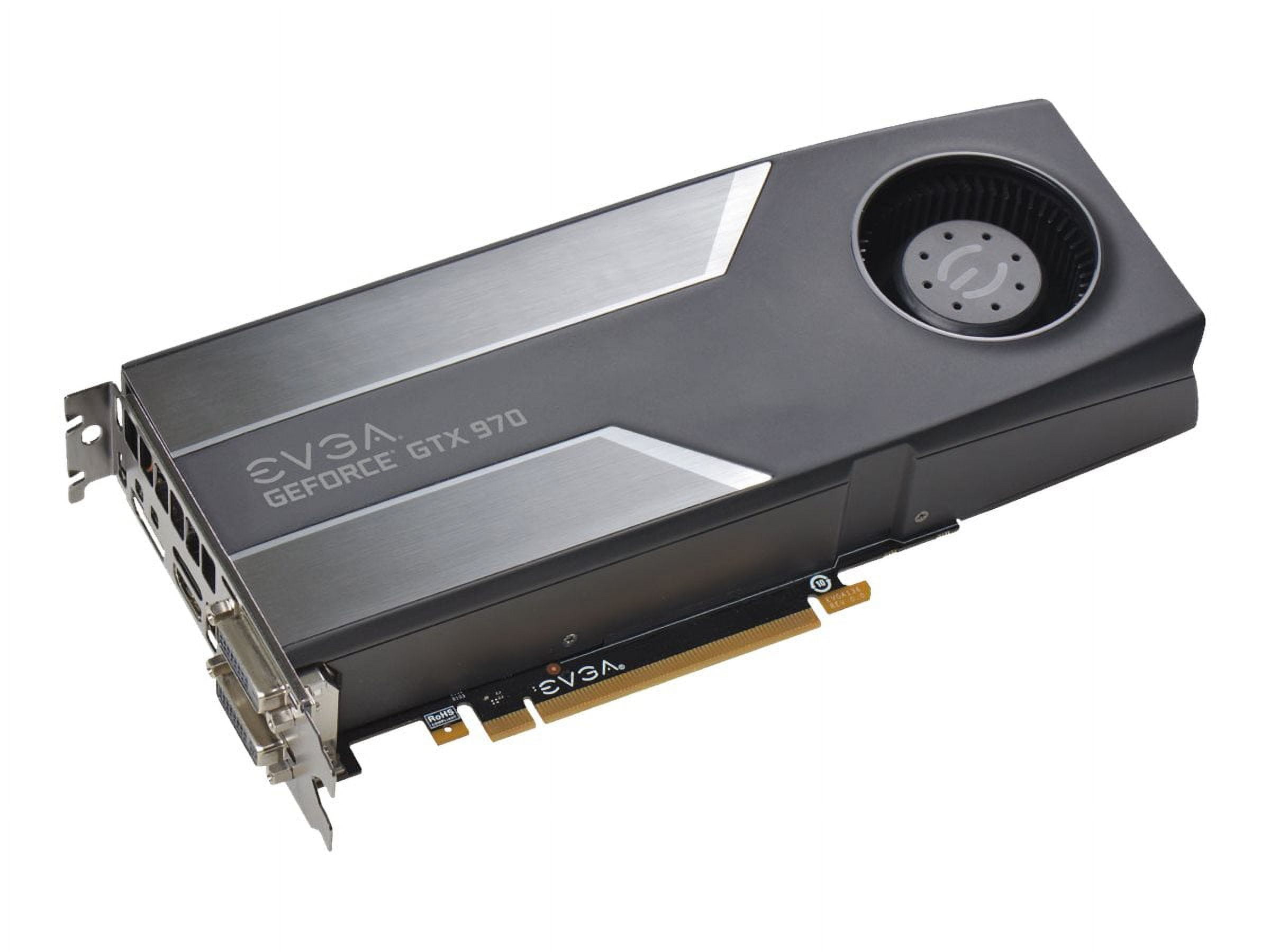 EVGA GeForce GTX 970 Graphics card GF GTX 970 4 GB GDDR5 PCIe 3.0 x16 2 x DVI, HDMI