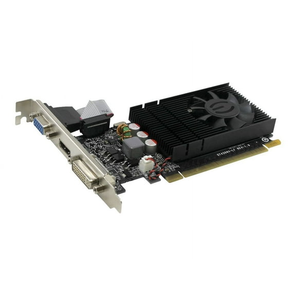 EVGA NVIDIA GeForce GT 730 Graphic Card, 1 GB DDR3 SDRAM, Low-profile