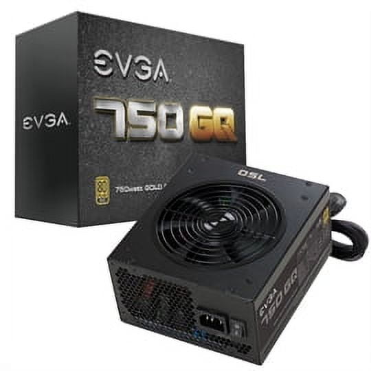 EVGA Power Supply 210-GQ-0750-V1 750 GQ Gold 100-240 VAC +12 750W Retail