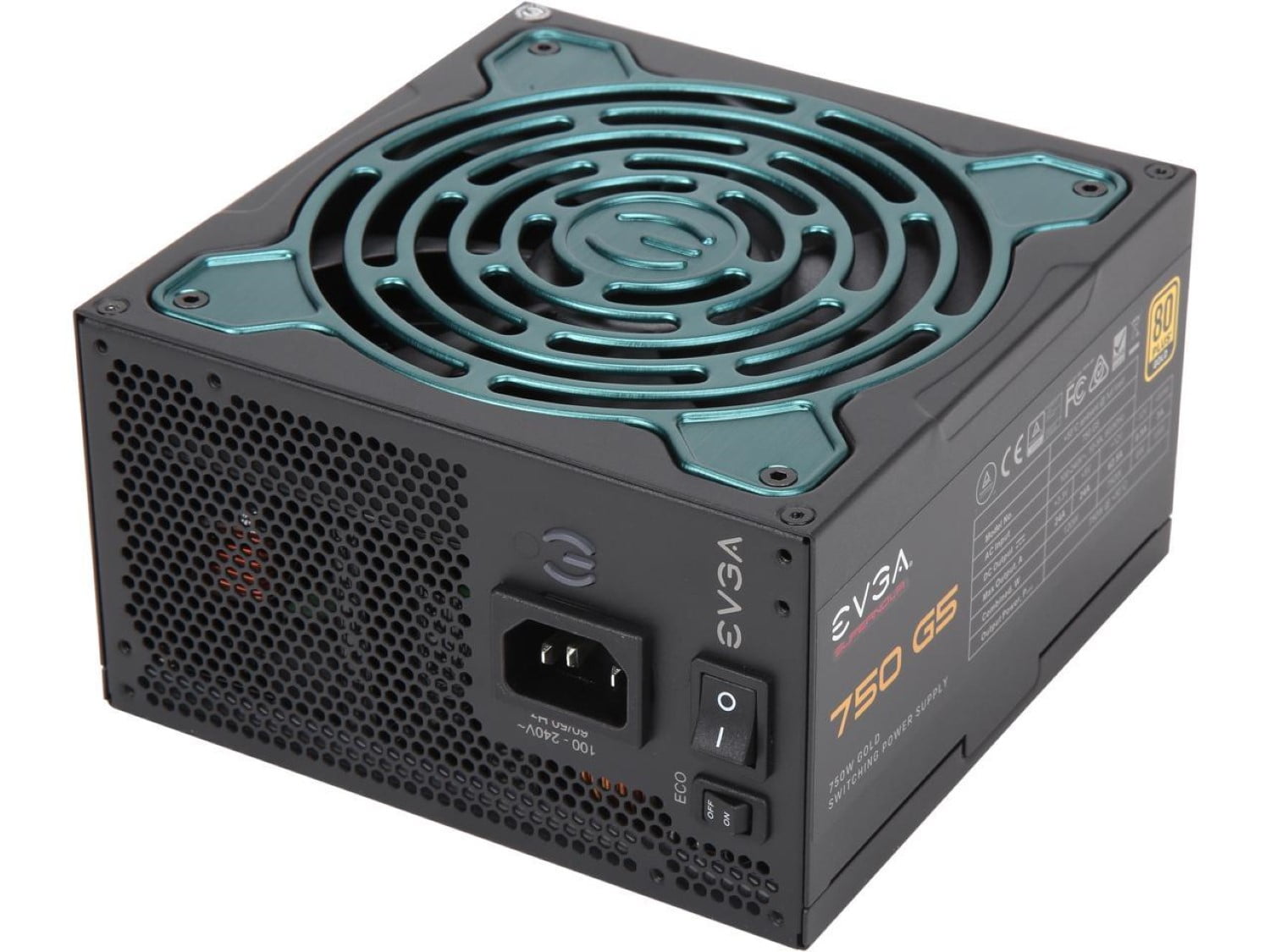 EVGA SuperNOVA 750W G5, ATX Unit, 80 PLUS Gold Certified Power