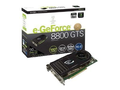 EVGA GeForce 8800 GTS 640MB GDDR3 PCI Express x16 SLI Support Video Card 640-P2-N824-AR