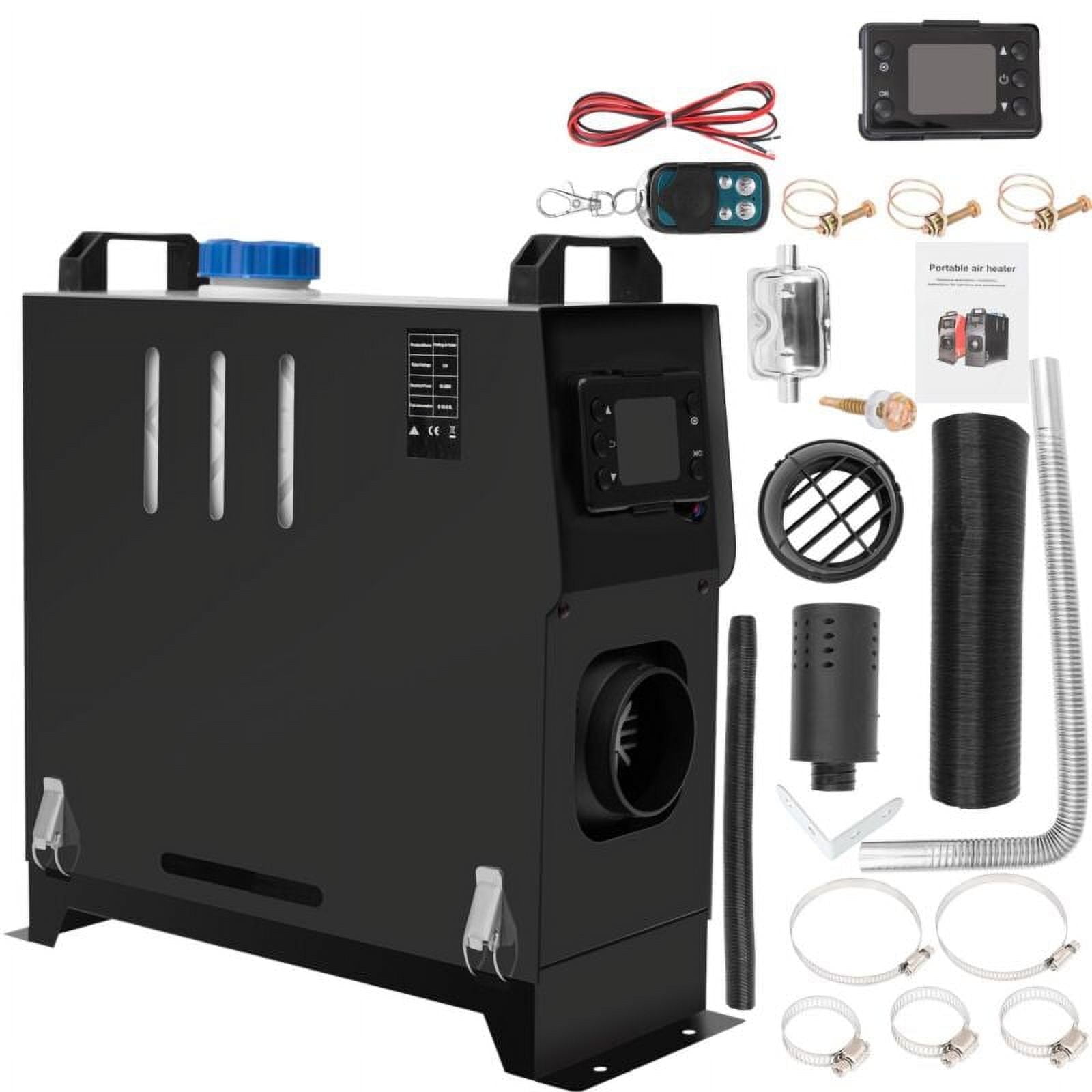 EVGTTI 8KW 12V Diesel Air Heater, Portable Heating with LCD Monitor and ...