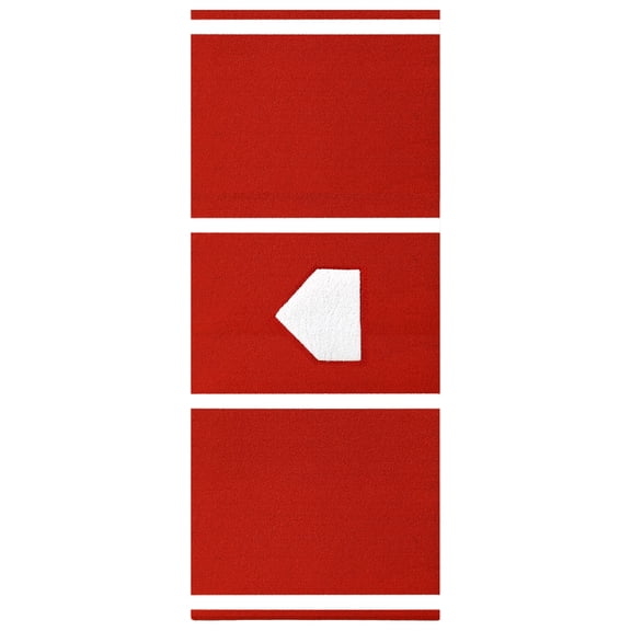 EVGTTI Batting Mat for Baseball & Softball Training, 3.8ft x 10ft Regulation Size Batting Cage Mat, Heavy-Duty Anti-Fade Turf for Indoor and Outdoor Batting Use