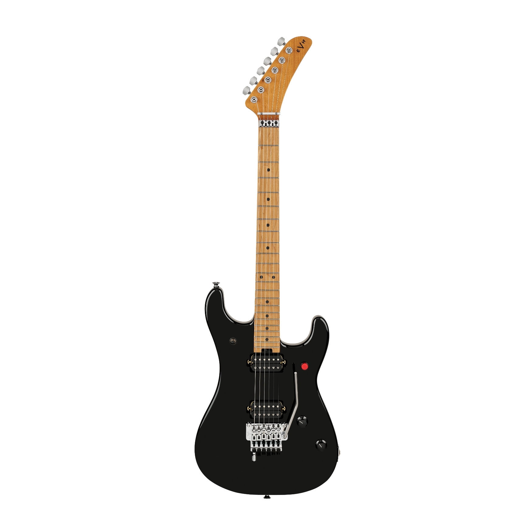 EVH 5150 Series Deluxe 6-String Electric Guitar with Baked Maple Fingerboard and Basswood Body (Black)