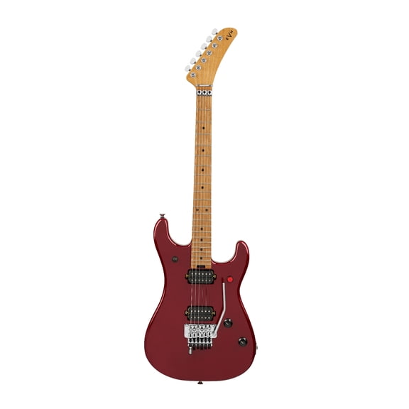 EVH 5150 Series Deluxe 6-String Electric Guitar with Baked Maple Fingerboard and Basswood Body (Candy Apple Red Metallic)