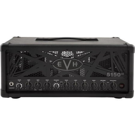 EVH 5150III 50S 6L6 50W 3-Channel Amplifier Head, 120V, Black