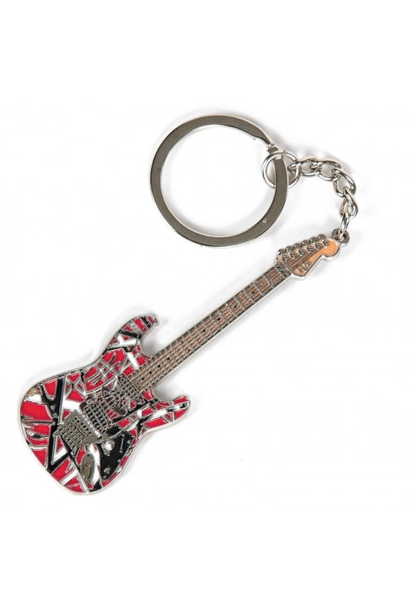 - Eddie Van Halen - Frankenstein Guitar Keychain