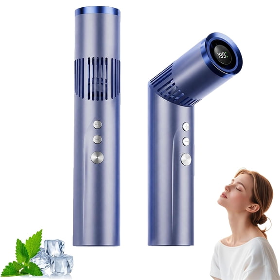 EVHRZN 2-in-1 Rotating Mini Fan & Flashlight, 2-in-1 Flashlight Fan, Mini Portable Fans with LED Light, 180° Rotating Head, Adjustable 9-Speed Settings, for Camping Travel Outdoor Use