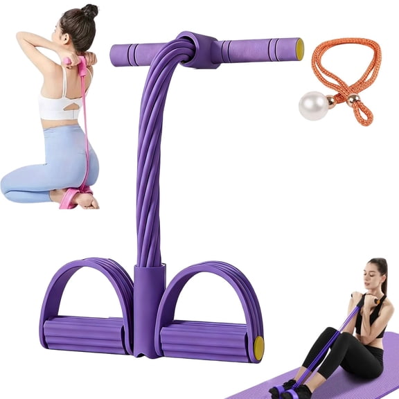EVHRZN 2026 New 8-Tube Pedal Resistance Device - Detachable and Adjustable Pedal Resistance Device, 21 Fitness Resistances Bands, Stretching Workout Fitness Bands for Full Body Exercise