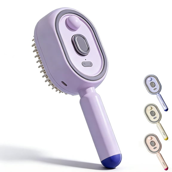EVHRZN 2026 Upgraded Electric Spray Air Cushion Massage Comb, Anti-Static Red Light Hair Brush with Water Spray and Soft Round Teeth, For Women Home Spa,Reduce Frizz, Nourishes Hairs