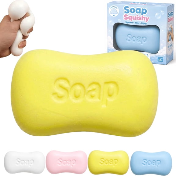 EVHRZN Crunchy Soap Squishy, Soft Slow Rising Stress Ball for Adults