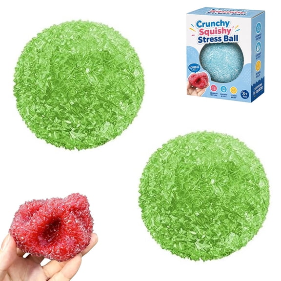 EVHRZN Crunchy Squishy Stress Ball for Adult, 2026 New Slushy Waxberry Ice Skin Fidget Sensory, Satisfying Squishy Relaxing Fidget, Non-Sticky Slow Rising