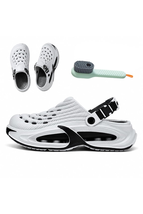 Men's 3D Performance Cloud Clogs,Breathable and Lightweight Comfort Summer Clog,Outdoor Indoor Cloud Non-Slip Clogs