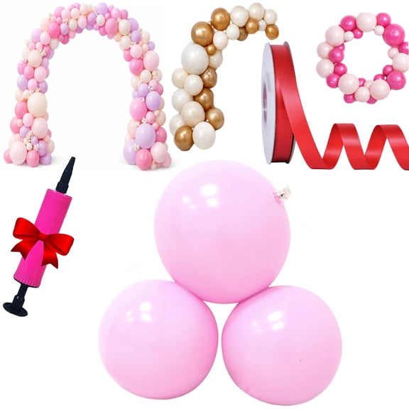 EVHRZN Reusable Balloon Garland Arch Inflatable, Inflatable Pvc Linked 18' Balloons with Elastic Bands, Party Decoration for Birthdays, Weddings & Celebration
