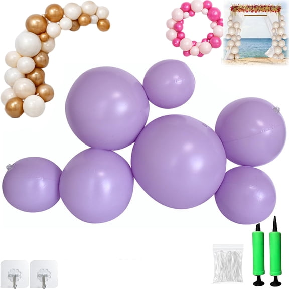 EVHRZN Reusable Balloon Garland Arch Kit, Inflatable Balloon Arch, 3/5/7 PCS Linked PVC Balloon Garland for Party Decoration for Birthday Wedding