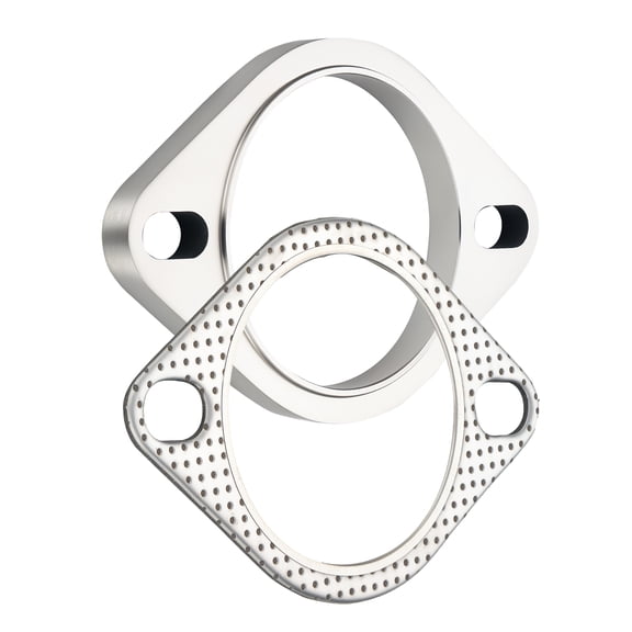 EVIL ENERGY 2-Bolt Exhaust Flange Set with Gaskets and Bolts – 3 Inch Size – 304 Stainless Steel