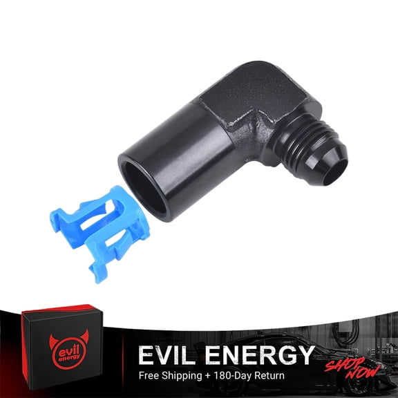 EVIL ENERGY 6AN Male to 5/16" SAE Female 90° Quick-Disconnect Adapter for LS EFI Fuel Line
