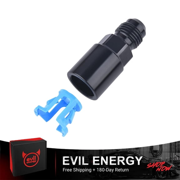 EVIL ENERGY 6AN Male to 5/16" SAE Female Quick-Disconnect Fuel Adapter for LS Swap & EFI