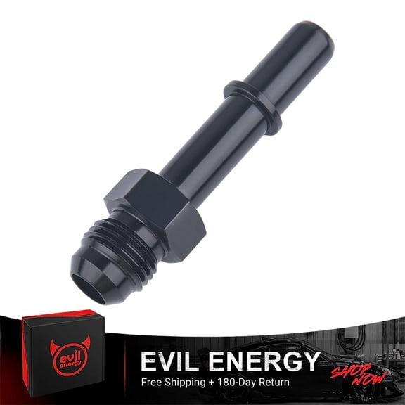 EVIL ENERGY 6AN to 3/8" SAE Quick-Disconnect Fuel Line Adapter for LS Swap EFI