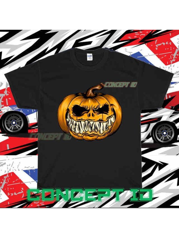 EVIL Hallowee Pumpkin LOGO Graphic T-Shirt, Size S-5XL