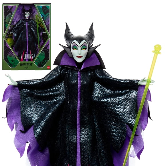 Disney Collector Maleficent Collectible Villains Fashion Doll in Signature Look with 1 Accessory