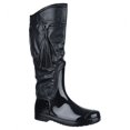 thumbnail image 1 of EVITTA Women's Size 7 Tassle Shiny Black Rubber Rain Boot Rain Boot, 1 of 5