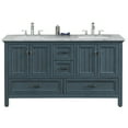 thumbnail image 1 of EVIVA Britney 72 Inch Transitional Ash Blue Bathroom Vanity, 1 of 3
