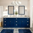 thumbnail image 1 of EVIVA Epic 84 Inch Transitional Blue Vanity w/ Brushed Nickel Hardware, 1 of 7